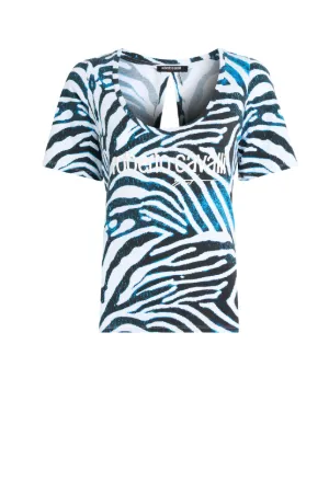 Camiseta con logo y estampado Sea Zebra