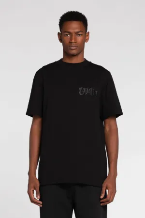 Camiseta con logotipo con cristales