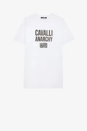 Camiseta de algodón con eslogan