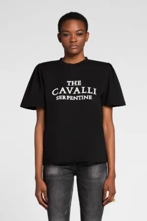 Camiseta de algodón con logo