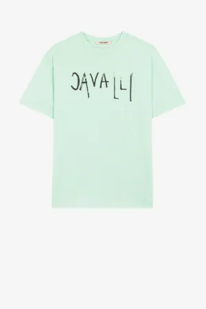 Camiseta de algodón con logo