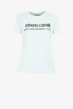 Camiseta de algodón con logo