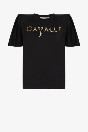 Camiseta de algodón con logo