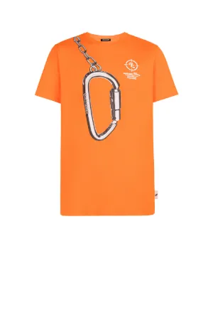 Carabiner-Print Logo T-Shirt 