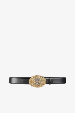 Ceinture en cuir Mirror Snake