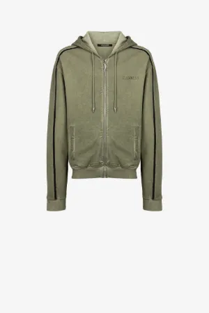 Chaqueta con capucha y eslogan