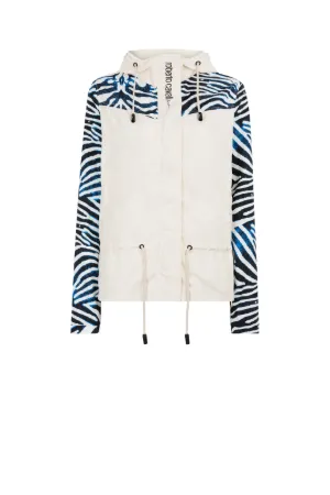chaqueta con estampado de cebra 