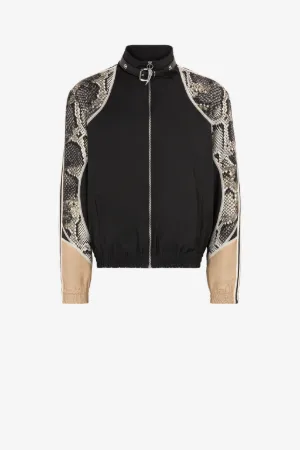 Chaqueta deportiva con estampado Python
