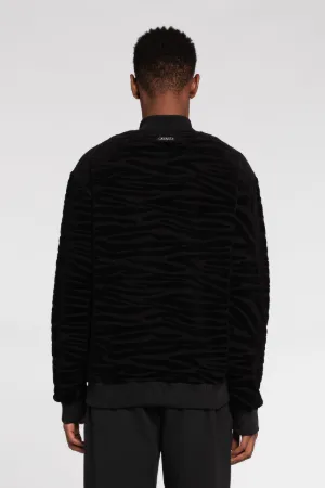 Chaqueta deportiva con estampado Zebra devoré