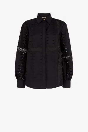 Chemise à broderie anglaise