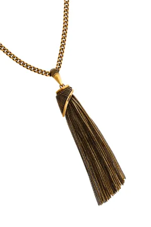 tassel chain necklace