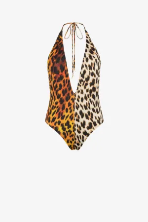 Costume con stampe Jaguar e Leopard