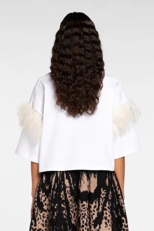 Crop Top de algodón con estampado Walk of Fame