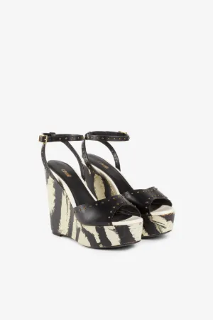 Cuñas con estampado Freedom