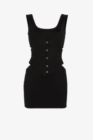 cut-out corset mini dress