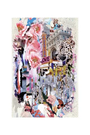 Dekorplatte mit Metropolitan Print