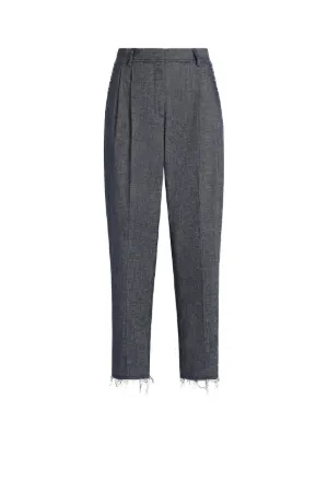 Denim-Effect Trousers