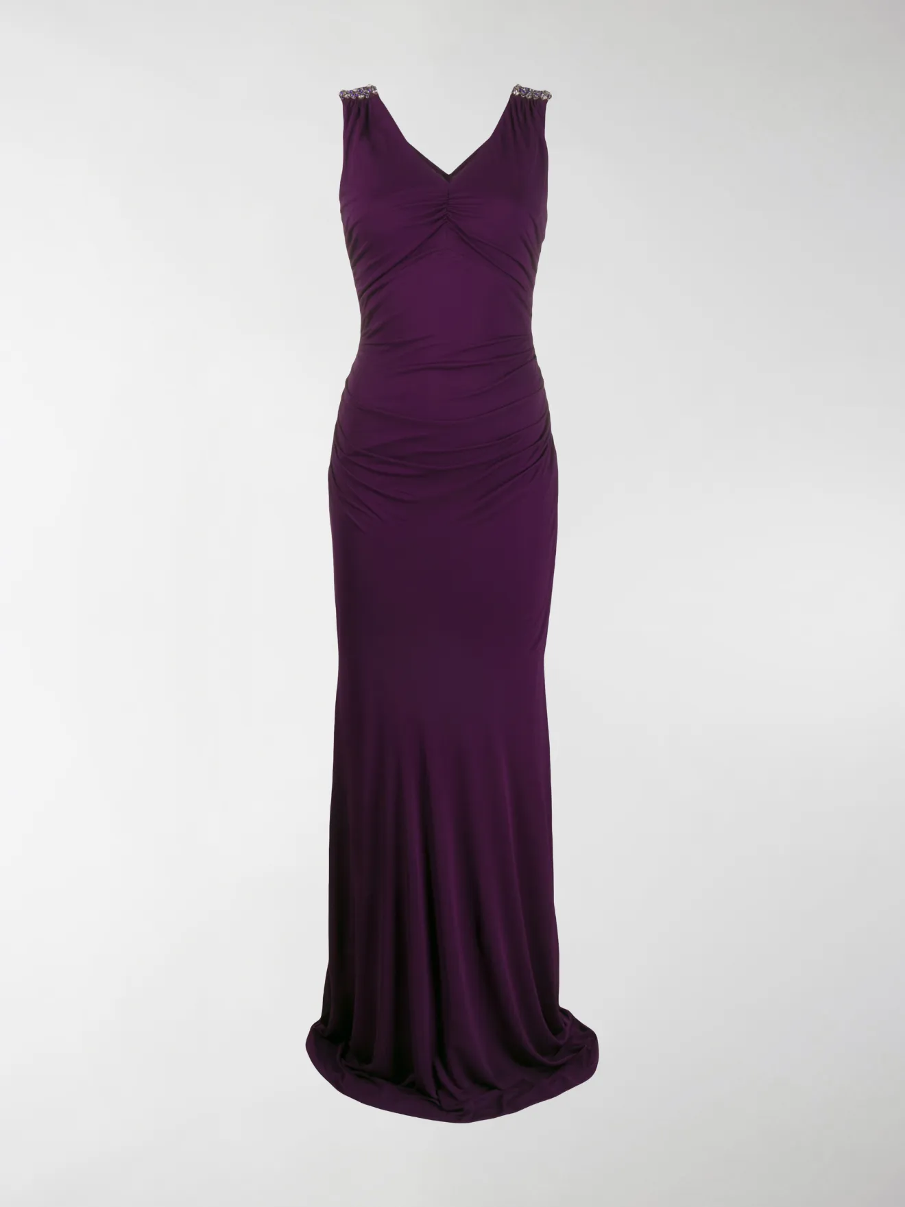 roberto cavalli purple dress