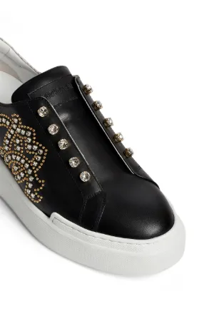 embellished platform sneakers
