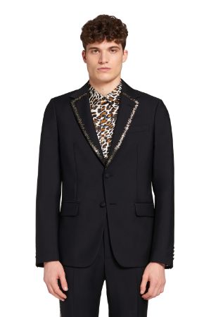 embroidered dinner jacket