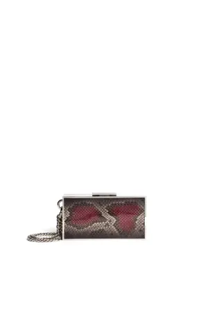 Evening minaudiere in metal and plexiglass