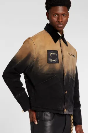Faded Acid-Wash Cotton Jacket | Roberto 