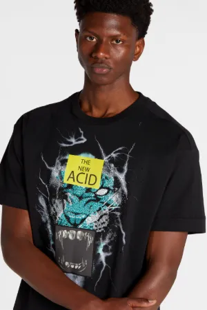 Felix-Print Crystal-Embellished Cotton 