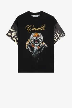 Felix-Print Logo-Embroidered T-Shirt
