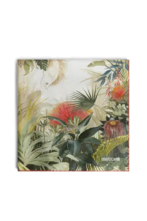 Foulard con stampa Le monde vegetale