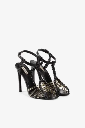 Geflochtene Sandalen