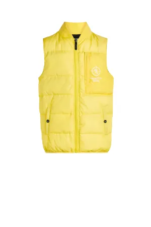 Gilet imbottito con logo
