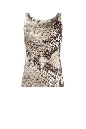 Haut à imprimé python