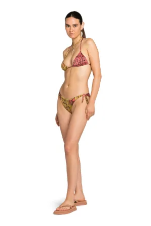 haut de bikini à fleurs