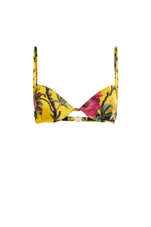 Haut de bikini à imprimé Botanic