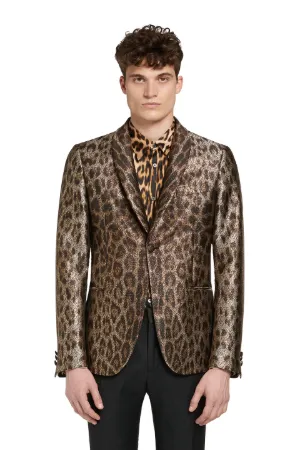 leopard print dress jacket