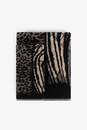 Animalier Patchwork-Jacquard Towel Set