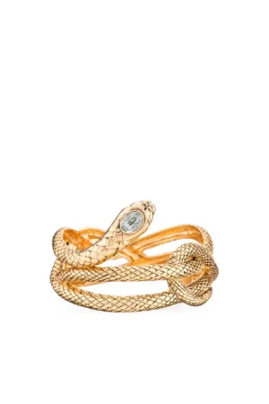 Crystal-Embellished Snake Decoration