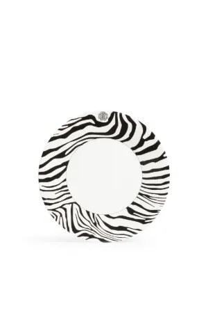 Фарфоровое обеденное блюдо с рисунком Zebra