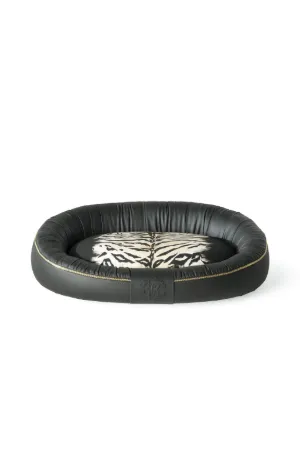Hundebett mit Tiger-Print 