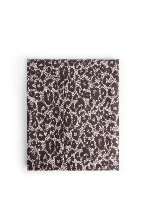 Mixed leopard print king duvet set