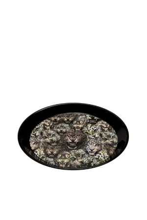 Queen Of Arizona-Print Round Tray