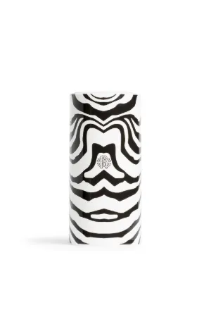 Vase en porcelaine à motif Zebra