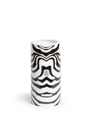Vase en porcelaine à motif Zebra