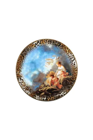 Wild Leda-Print Charger Plate