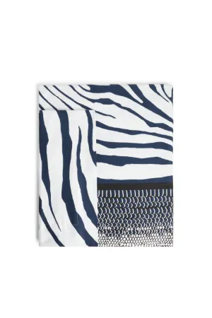 Zebra and python print king duvet cover set