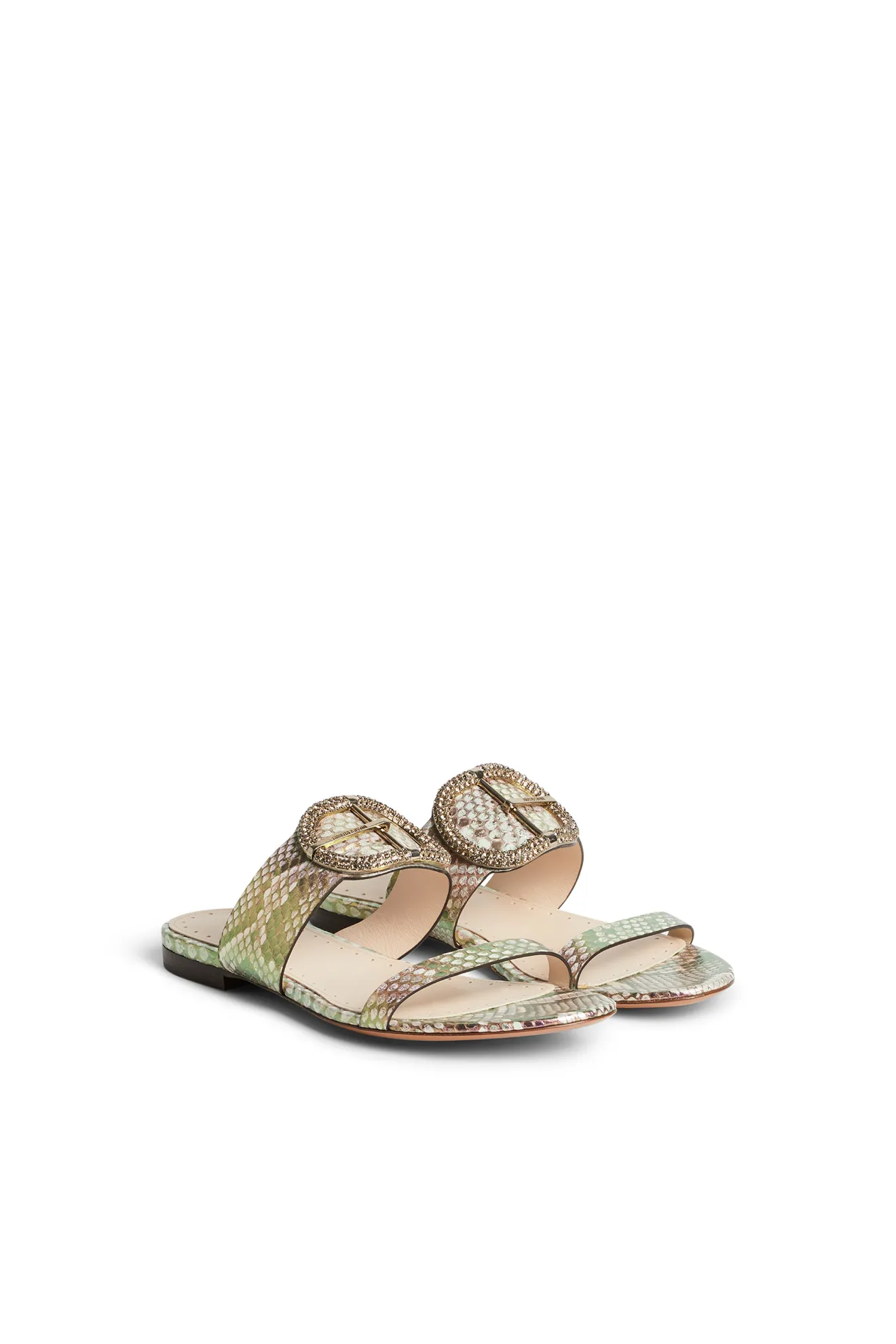 python sandals flat