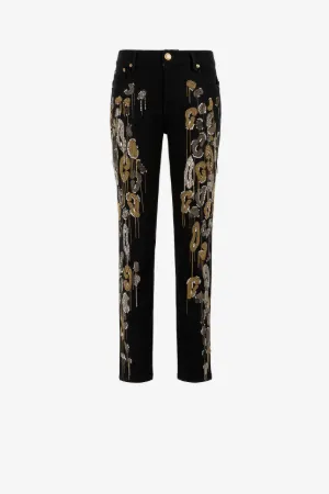 Jaguar Perlenverzierte Jeans mit geradem Bein