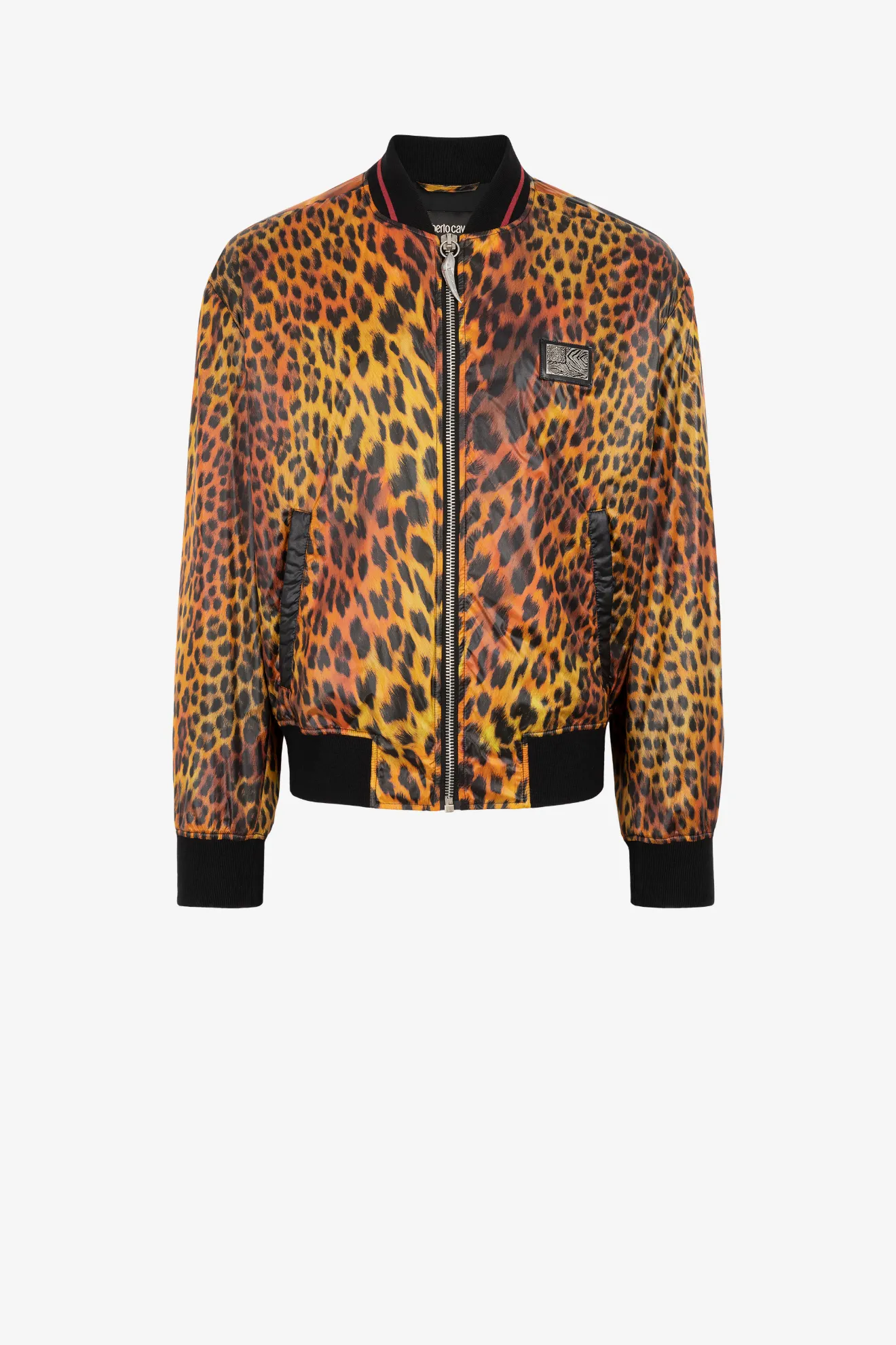 Jaguar-Print Bomber Jacket | Roberto Cavalli Bomber Jackets