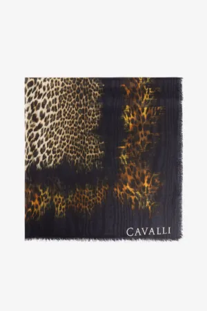 Jaguar-Print Scarf