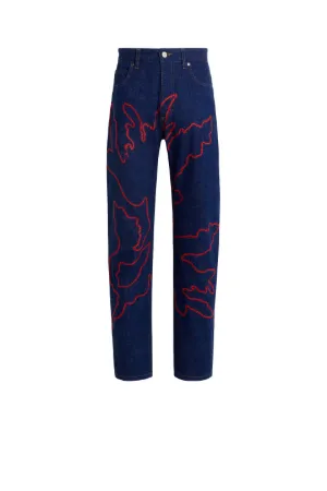 Jeans ricamati